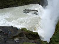 Tiefblick in die Schlucht des Gullfoss